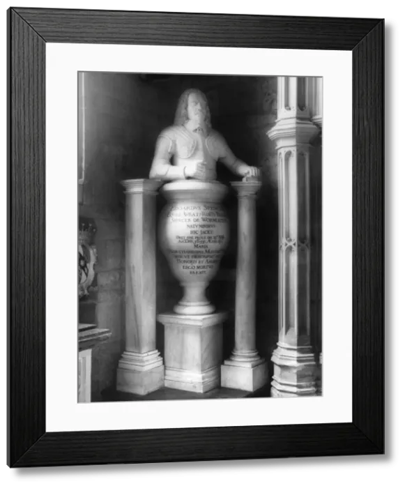 Framed Print : Tomb of Edward Spencer Framed Print : Tomb of Edward Spencer