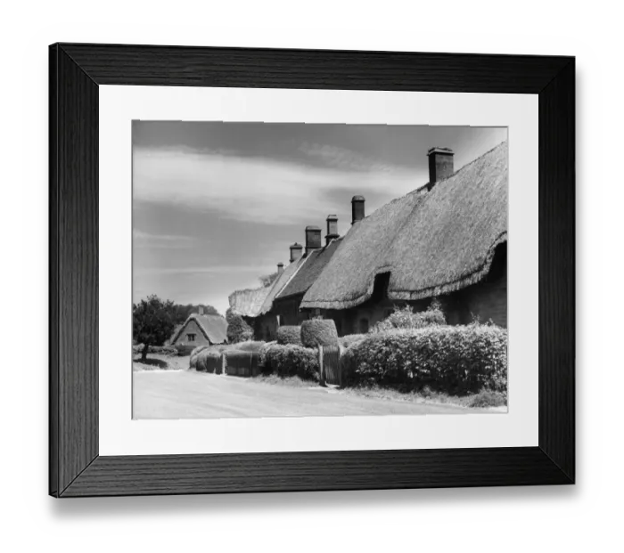 Framed Print : Thatched Cottages Framed Print : Thatched Cottages