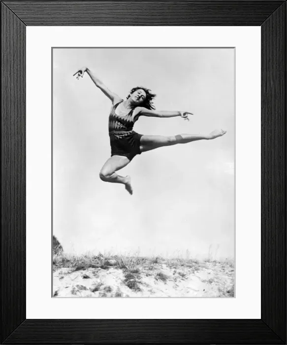 Framed Print : Jumping Athlete Framed Print : Jumping Athlete