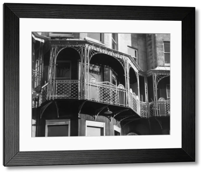 Framed Print : Georgian Verandahs Framed Print : Georgian Verandahs