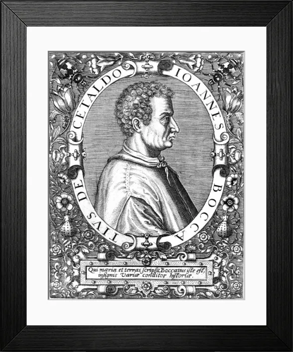 Framed Print : Boccaccio (De Brij) Framed Print : Boccaccio (De Brij)