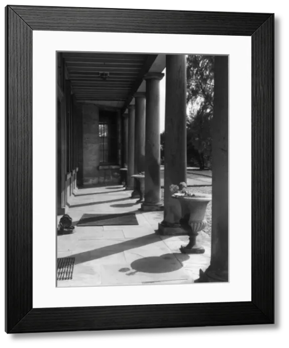 Framed Print : Neo Classical Colonnade Framed Print : Neo Classical Colonnade