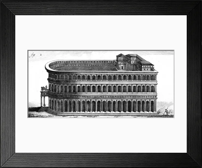 Framed Print : Rome / Marcellus Theatre Framed Print : Rome / Marcellus Theatre