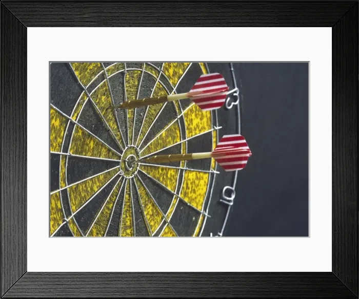 Framed Print : DART BOARD Framed Print : DART BOARD