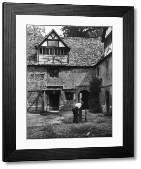 Framed Print : Lacock Abbey Farmyard Framed Print : Lacock Abbey Farmyard