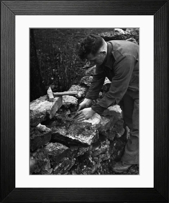 Framed Print : Dry Stone Walling Framed Print : Dry Stone Walling