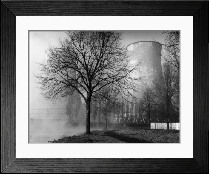 Framed Print : Electric Cooling Towers Framed Print : Electric Cooling Towers