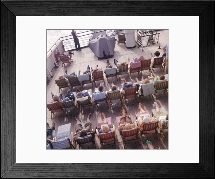 Framed Print : QUEEN MARY PASSENGERS Framed Print : QUEEN MARY PASSENGERS