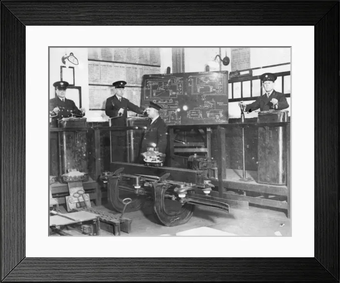 Framed Print : Training Tram Drivers Framed Print : Training Tram Drivers