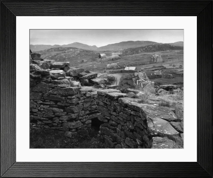 Framed Print : Iron Age Houses Framed Print : Iron Age Houses