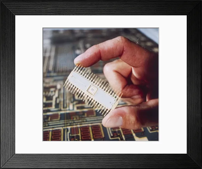 Framed Print : Silicon Chip Framed Print : Silicon Chip