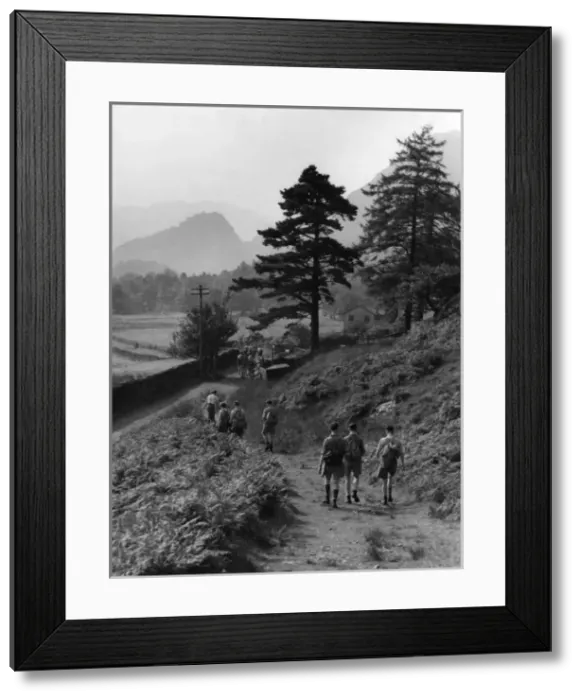 Framed Print : Lake District Ramblers Framed Print : Lake District Ramblers