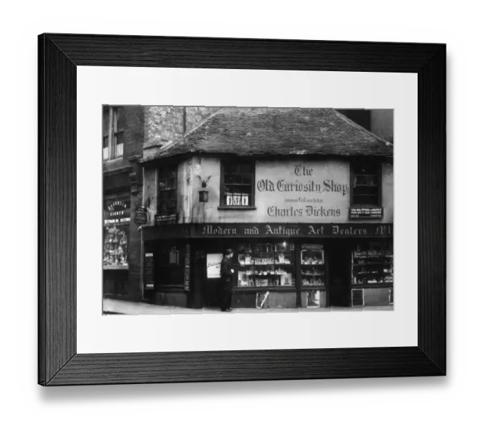 Framed Print : The Old Curiosity Shop Framed Print : The Old Curiosity Shop
