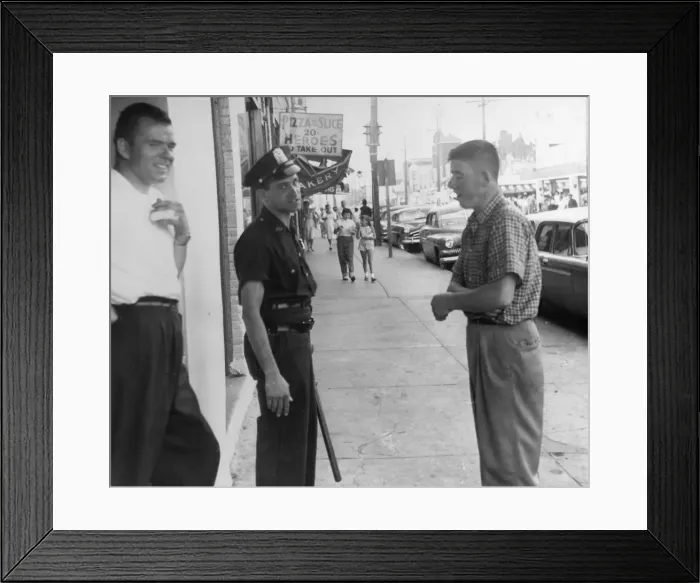Framed Print : American Policeman Framed Print : American Policeman