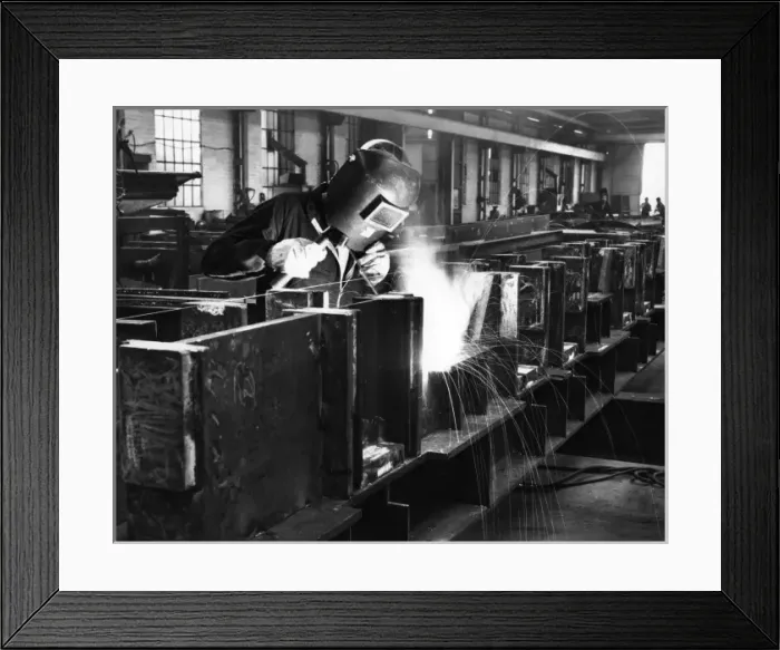 Framed Print : Welder at Work Framed Print : Welder at Work