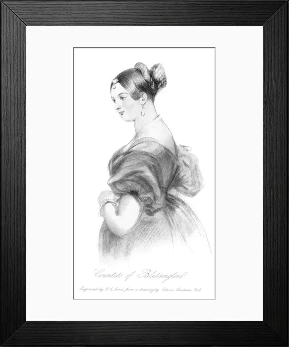 Framed Print : Countess Blessington Framed Print : Countess Blessington