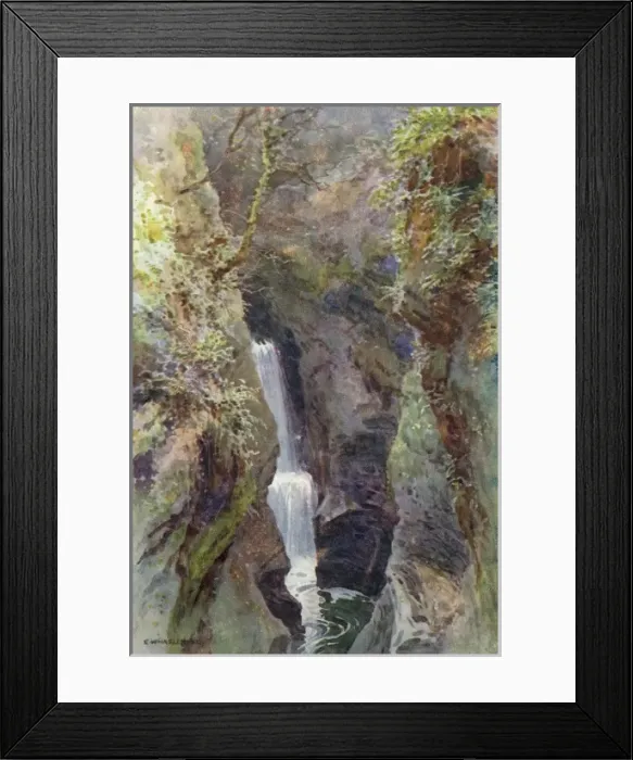 Framed Print : Dartmoor - Lydford Gorge Framed Print : Dartmoor - Lydford Gorge
