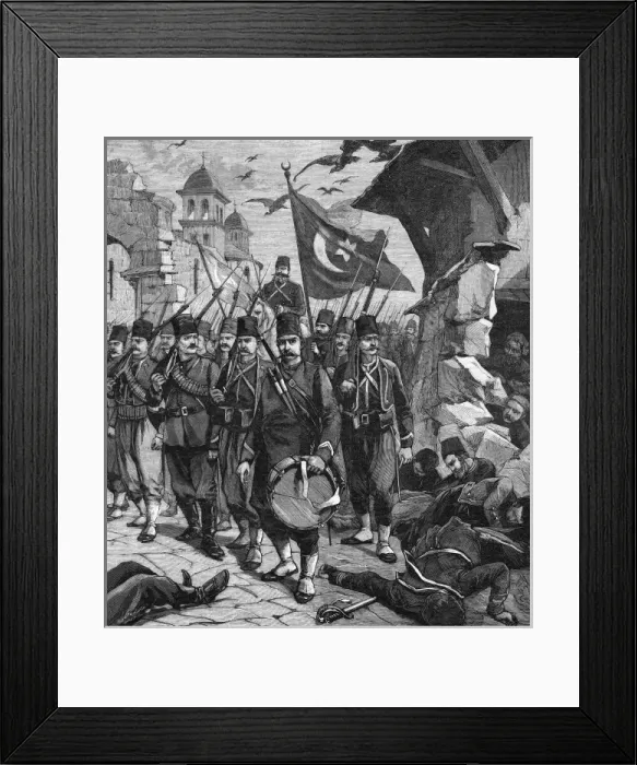 Framed Print : Turks Enter Larissa 1897 Framed Print : Turks Enter Larissa 1897