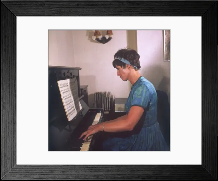 Framed Print : Playing the Piano Framed Print : Playing the Piano