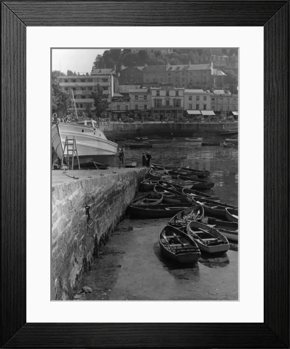 Framed Print : Torquay Harbour Framed Print : Torquay Harbour