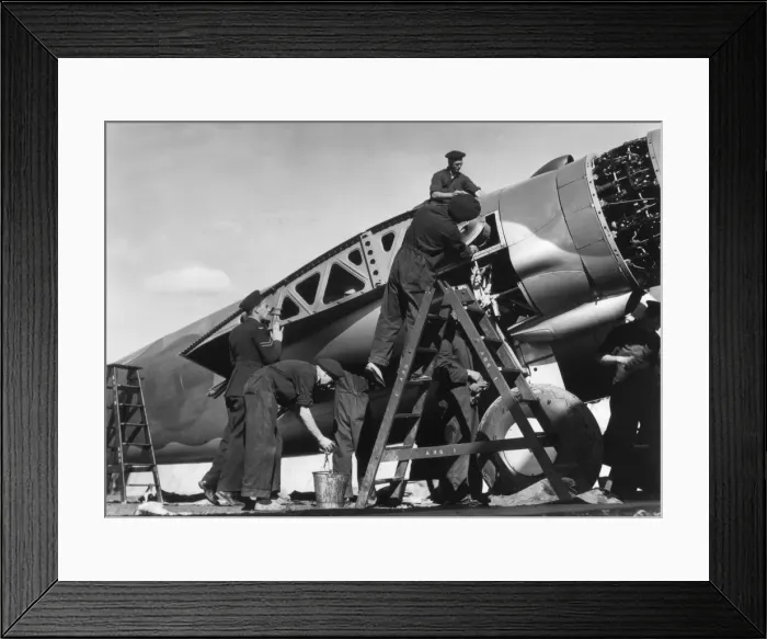Framed Print : Australians Check Planes Framed Print : Australians Check Planes