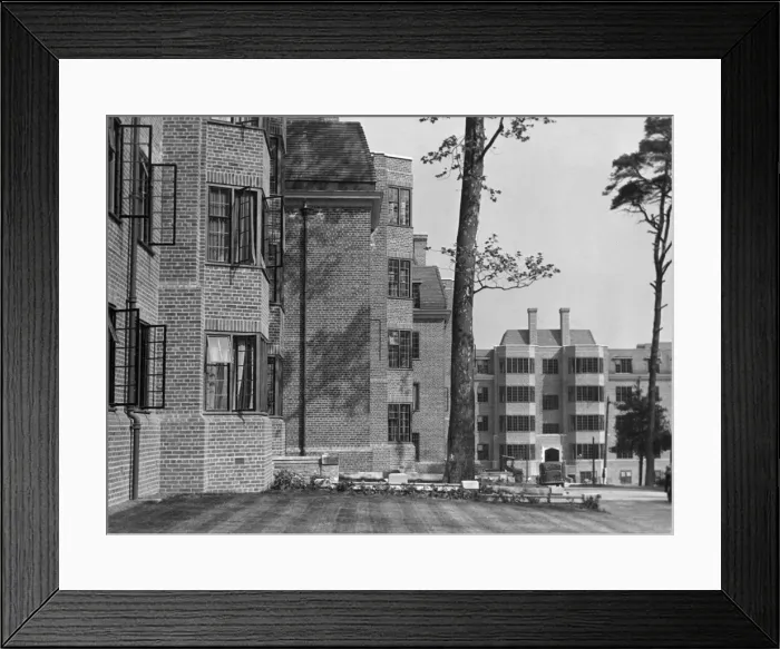 Framed Print : MODERN FLATS 1930S Framed Print : MODERN FLATS 1930S
