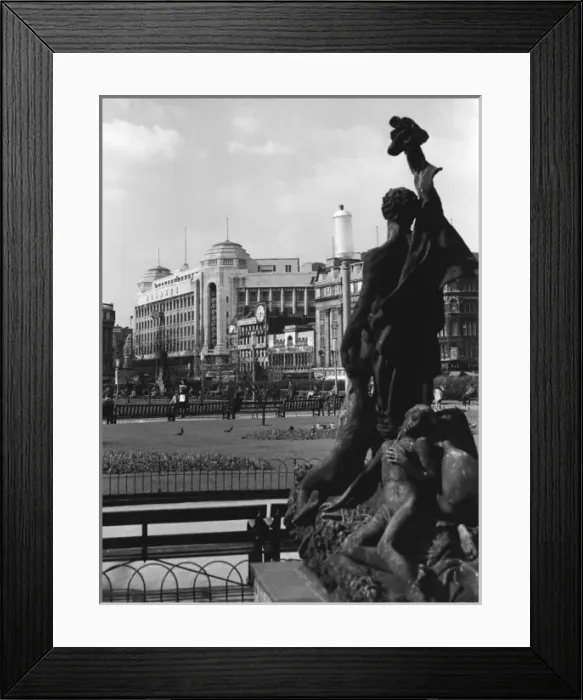 Framed Print : Manchester Piccadilly Framed Print : Manchester Piccadilly