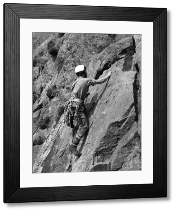 Framed Print : Snowdonia Mountaineer Framed Print : Snowdonia Mountaineer