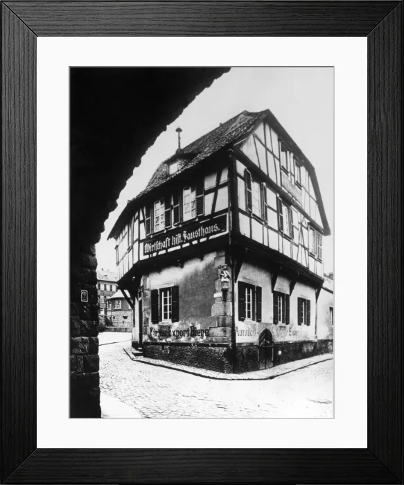 Framed Print : Dr. Fausts House Framed Print : Dr. Fausts House