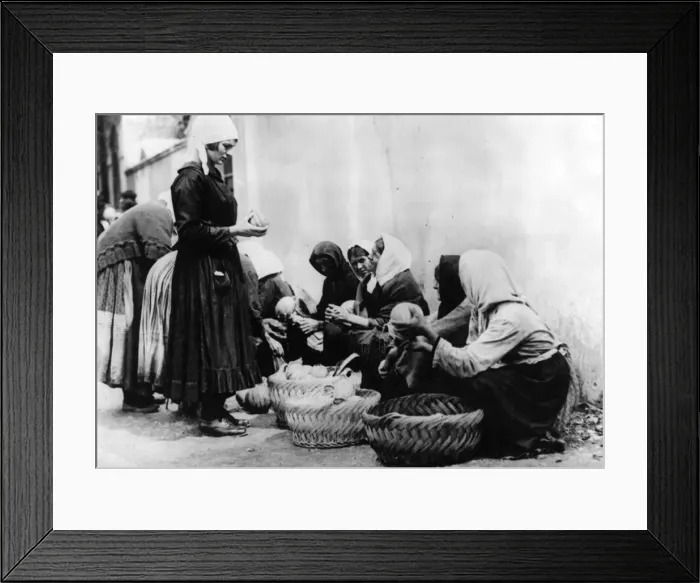 Framed Print : Bartering for Fruit Framed Print : Bartering for Fruit