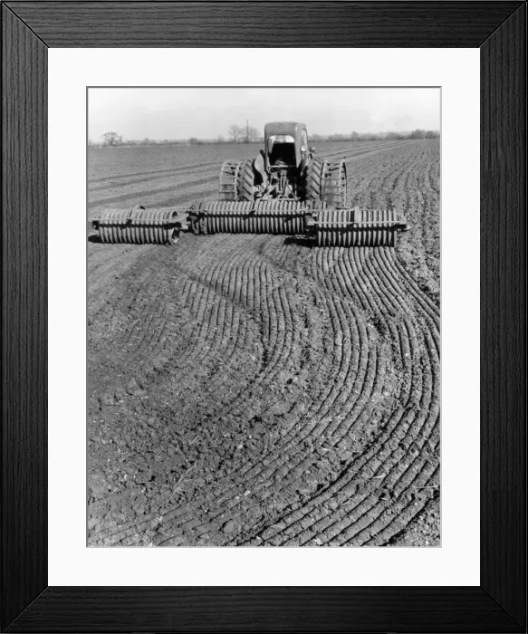 Framed Print : Disc Rolling Plough Framed Print : Disc Rolling Plough