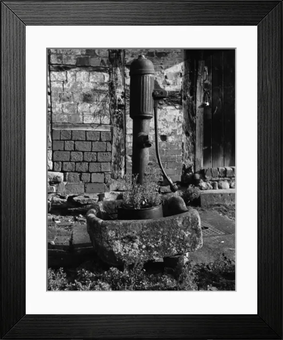 Framed Print : English Water Pump Framed Print : English Water Pump