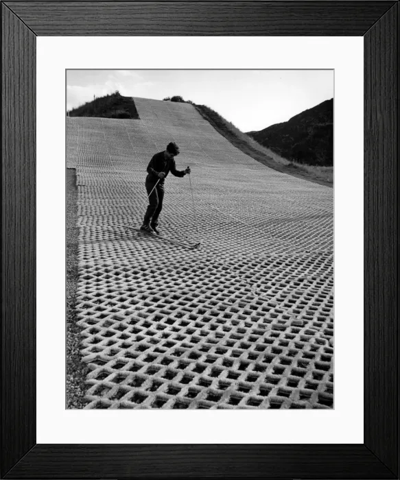 Framed Print : Learning to Ski Framed Print : Learning to Ski