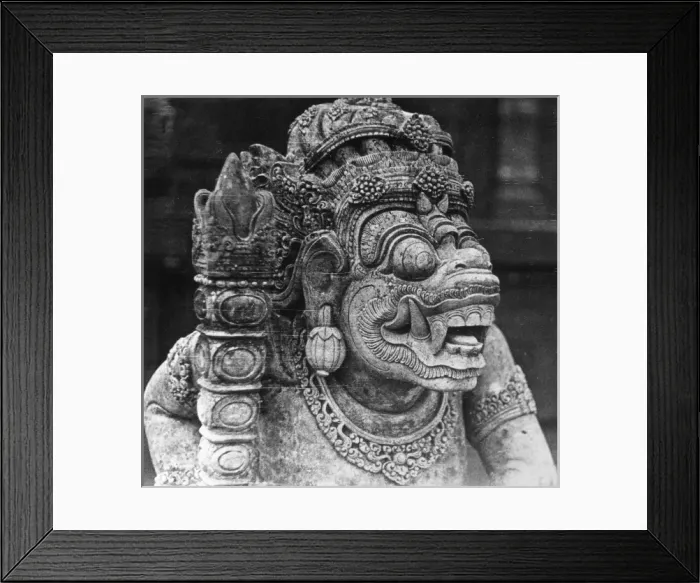 Framed Print : Bali Temple Figure Framed Print : Bali Temple Figure