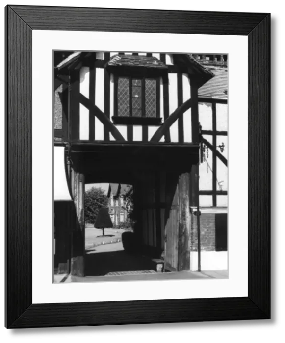 Framed Print : Half-Timbered Gateway Framed Print : Half-Timbered Gateway