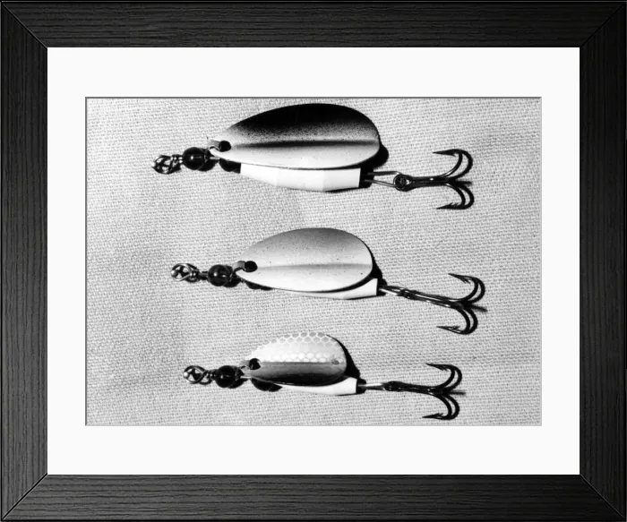 Framed Print : Fishing Spoon Baits Framed Print : Fishing Spoon Baits