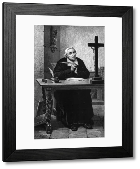 Framed Print : LA Salle Writing Framed Print : LA Salle Writing