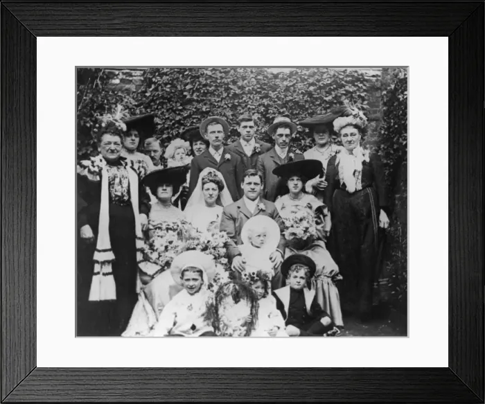 Framed Print : Wedding Group Framed Print : Wedding Group