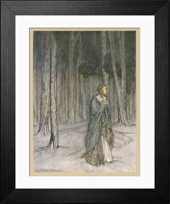 Framed Print : Milton / Comus / Lady Enters Framed Print : Milton / Comus / Lady Enters
