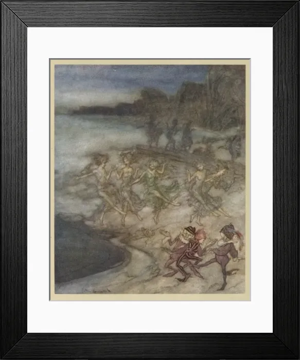 Framed Print : Comus / Milton / Fairies Framed Print : Comus / Milton / Fairies