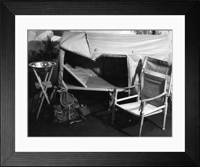 Framed Print : Camping Equipment Framed Print : Camping Equipment