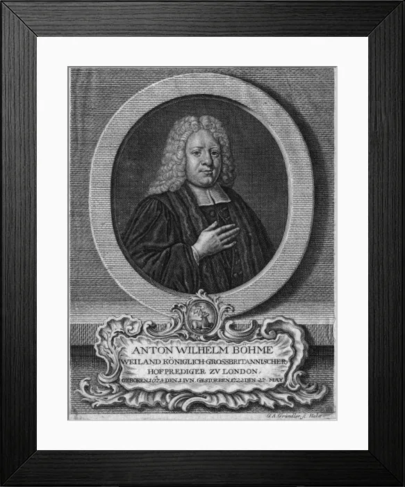 Framed Print : Anton Wilhelm Boehm Framed Print : Anton Wilhelm Boehm