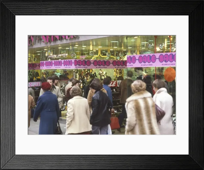 Framed Print : January Sales Framed Print : January Sales