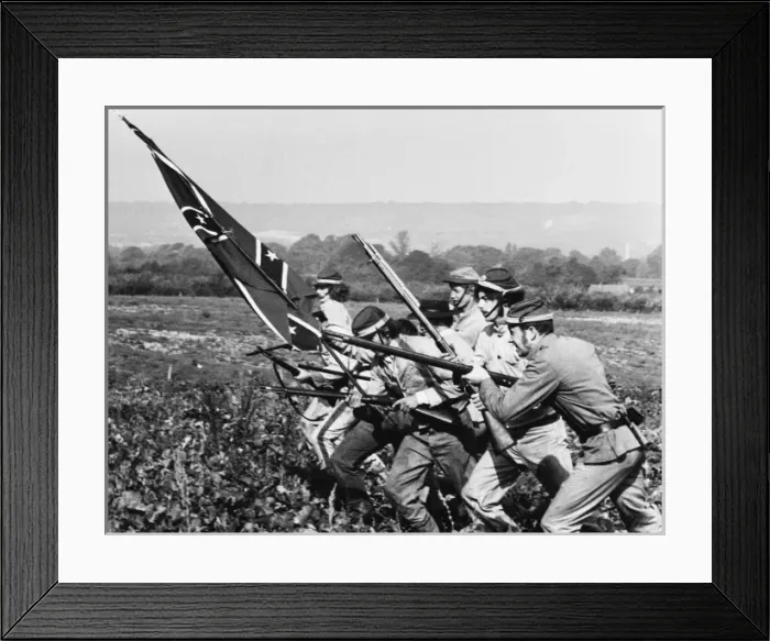 Framed Print : Battle Re-Enactment Framed Print : Battle Re-Enactment