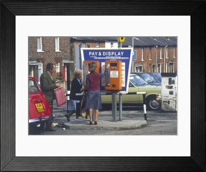 Framed Print : Car Park Pay Machine Framed Print : Car Park Pay Machine