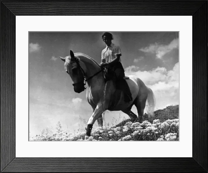 Framed Print : Girl on a Horse Framed Print : Girl on a Horse