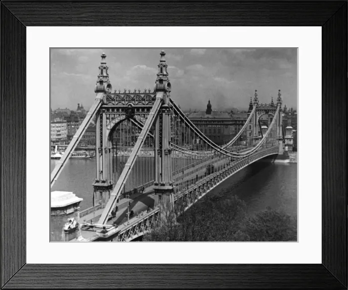 Framed Print : Old Erzsabet Bridge Framed Print : Old Erzsabet Bridge