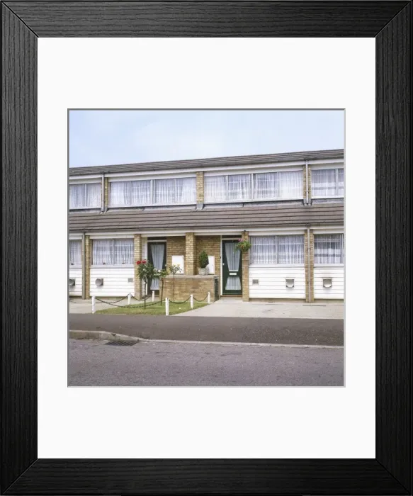 Framed Print : Council Houses Framed Print : Council Houses