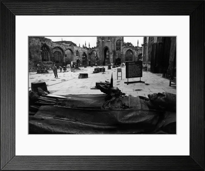Framed Print : Coventry Cathedral Tomb Framed Print : Coventry Cathedral Tomb