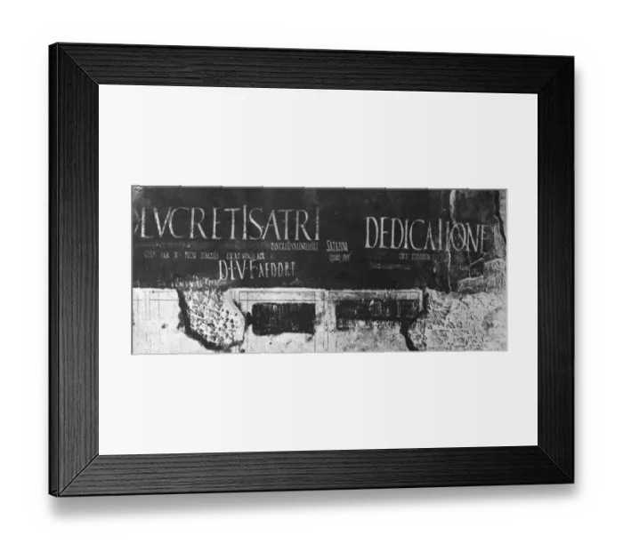 Framed Print : Pompeii Election Poster Framed Print : Pompeii Election Poster